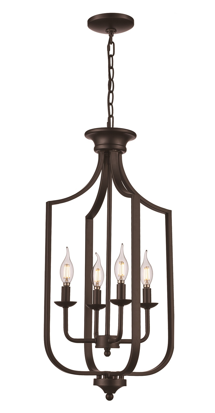 4LT FOYER PENDANT JAX MED-MB